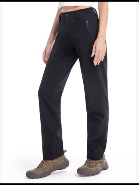 Lightweight Quick Dry Hiking Pants Water Resistant Cargo Work Pants with Zipper - Picture 2 of 7